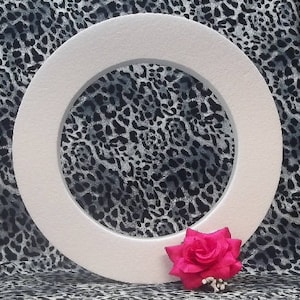 Styrofoam EPS Polystyrene Wreath Ring Sizes 14", 16", or 18" X 2"