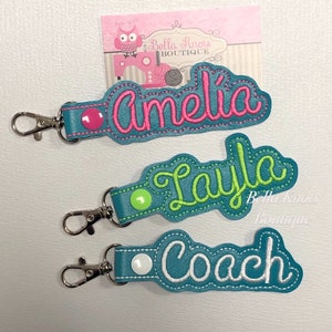 Personalized Backpack Name Tags, Lunchbox Name Tags, Personalized Name Labels, Diaper Bag Labels, Personalized Keychain, Script