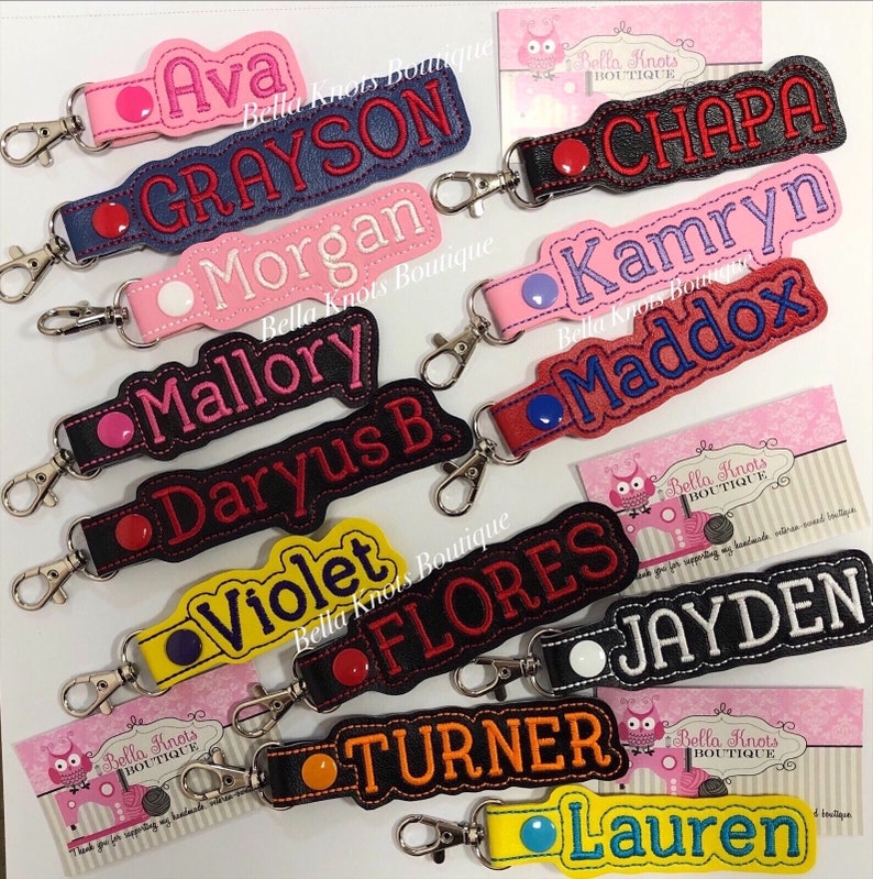 Personalized Gift Backpack Name Tag Custom Bag Tag Etsy