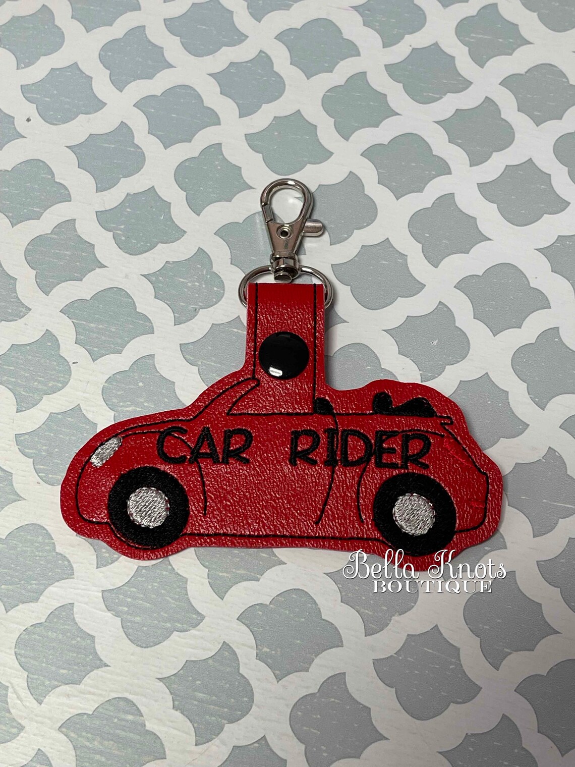Car Rider Tag Car Rider Backpack Tag Car Rider Personalized Etsy