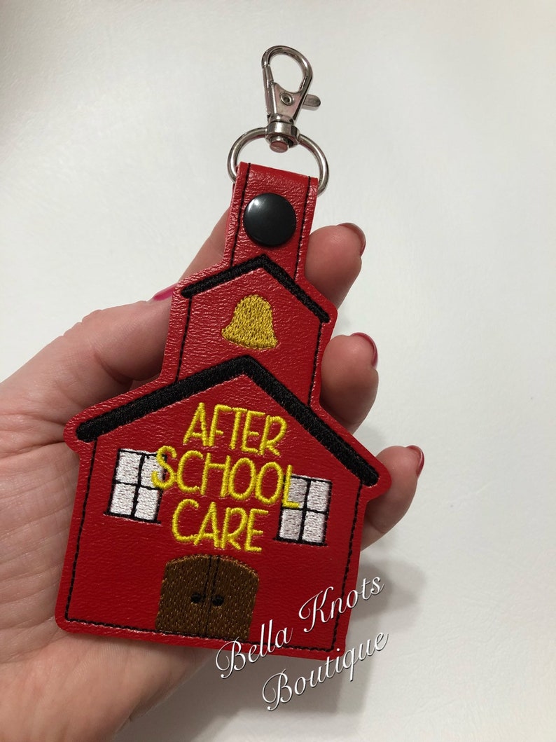 After School Care Backpack Tag After School Tag After Care Etsy