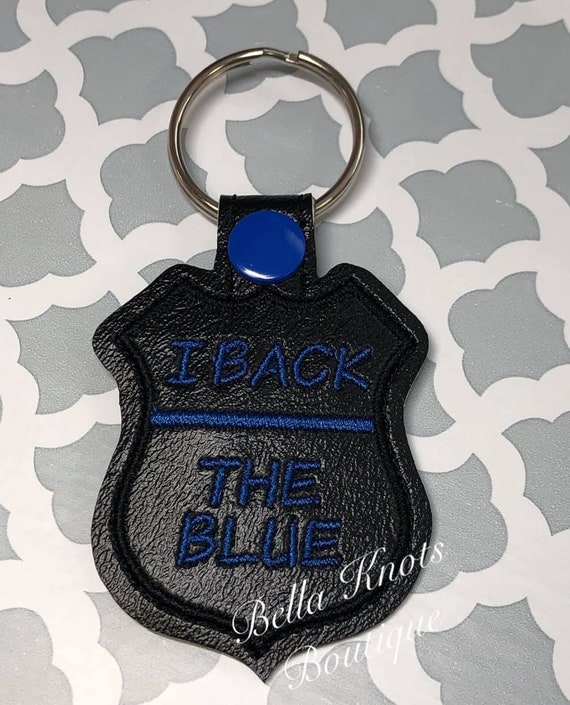 Back the Blue Keychain Back the Blue Keychain