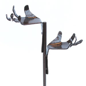 Hand made Offset Cupped Hands Jewellery Necklace display stand or Christmas Tree