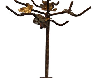 Hand made Bronze coloured Sturdy Jewellery Necklace Tree display stand