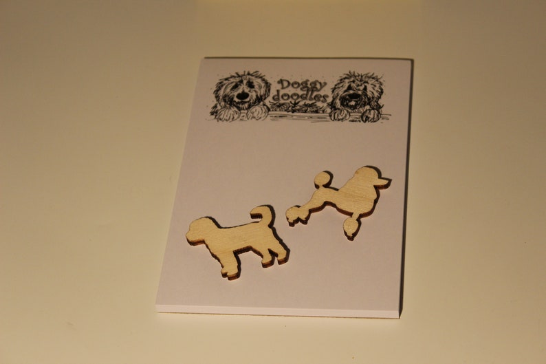 Free Standing Metal Poodle Doodle Memo Board Gift Package. Cockerpoo Labradoodle image 8