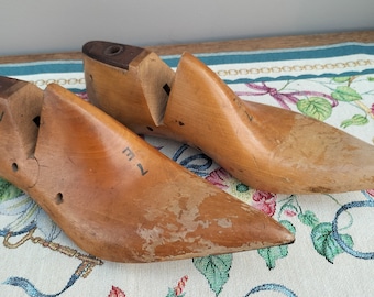 Rare Vintage Wooden Winkle Picker Shoe Lasts