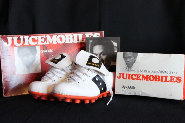 Spot Bilt Athletic Cleats Juicemobiles OJ Simpson Etsy
