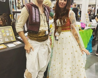 Dalia costume, indian inspire dress, aladdin cosplay, disney live action, servant cosplay