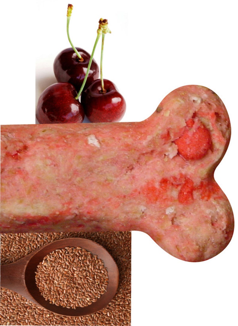 Cherry & Flaxseed Gourmet Dog Treats image 2