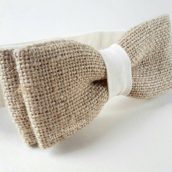 hessian bow tie