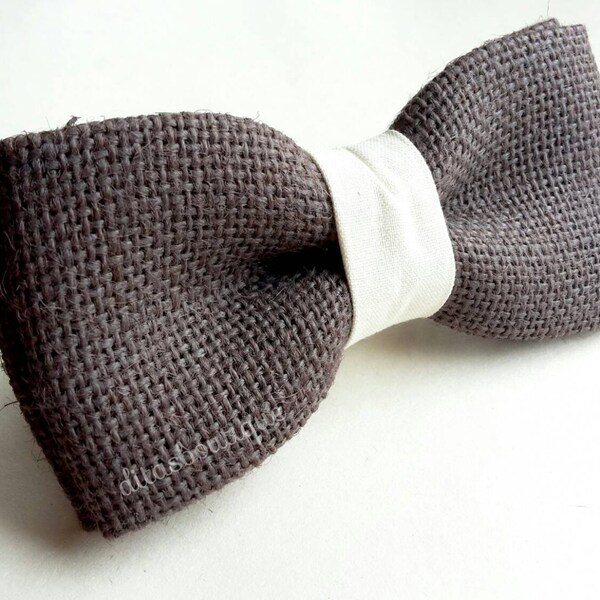 hessian bow tie