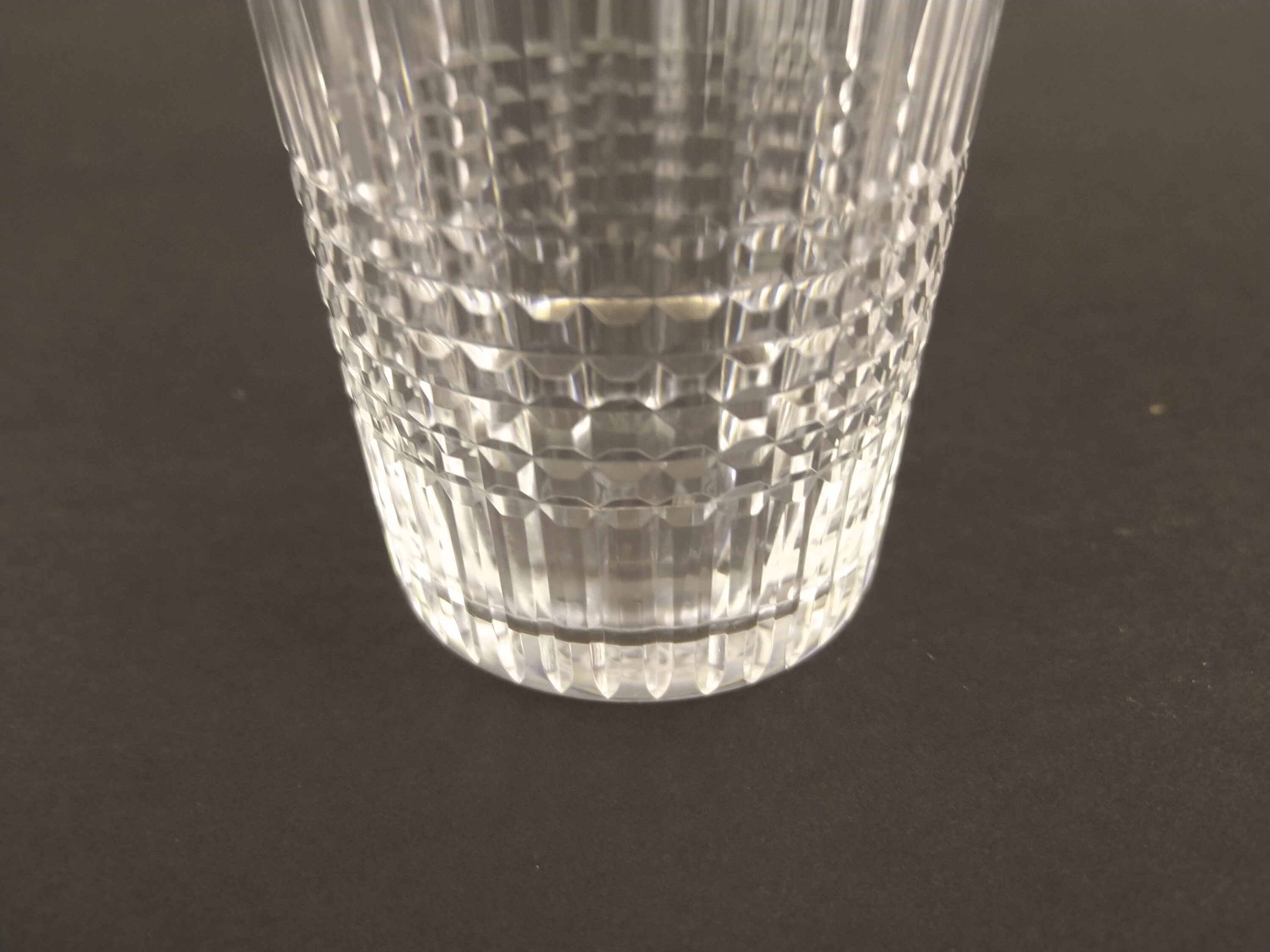 Vintage Baccarat Nancy Crystal Water Goblets, Set of 6, Hand Cut French