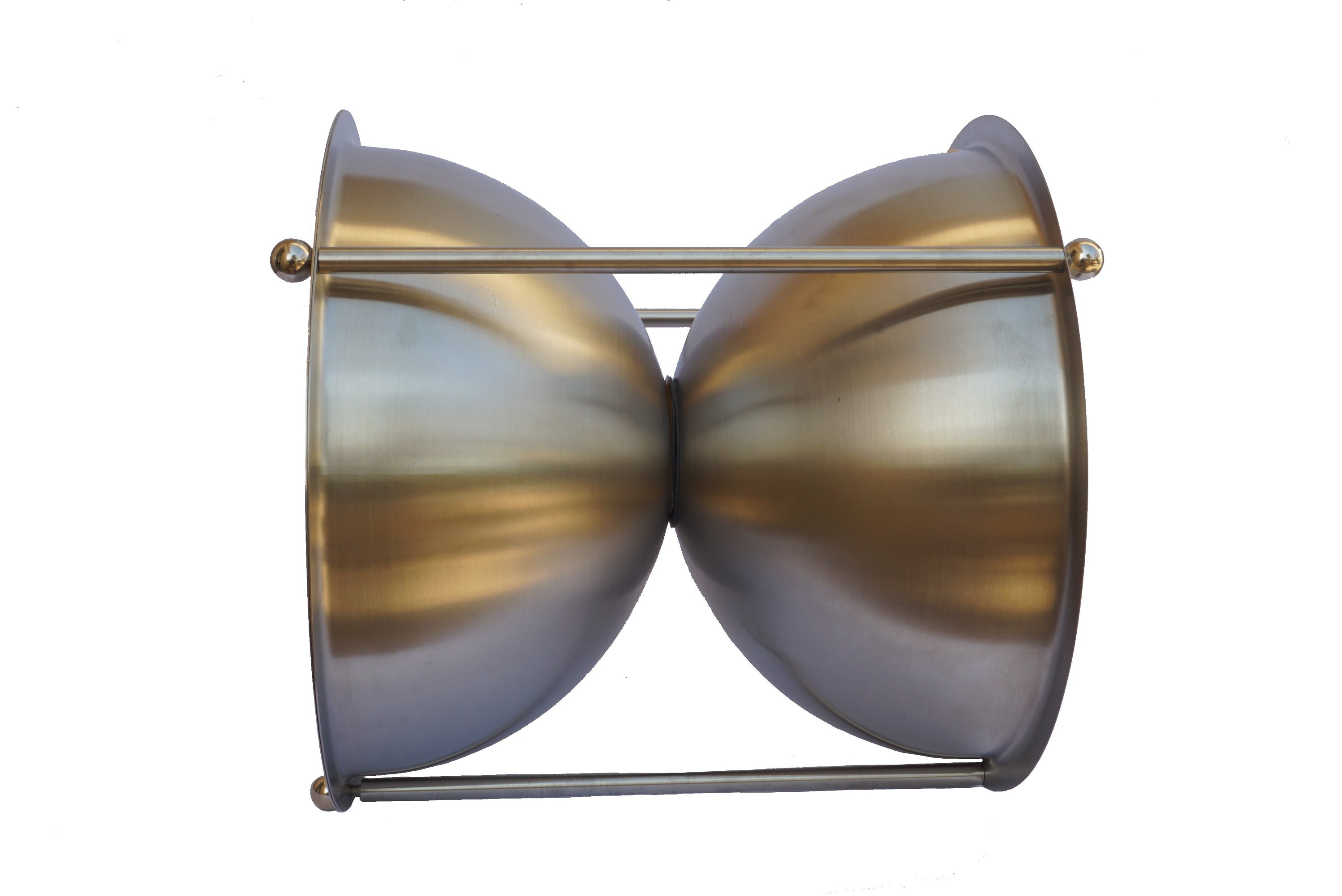 French Wine Tasting Spittoon, Spit Bucket by Oeno Sablier, Stainless Steel Cellar and Bar Decor