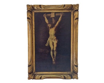Gravure florentine de la crucifixion de Jésus, Christ sur la croix de Rubens, accrochage mural chrétien et décoration intérieure