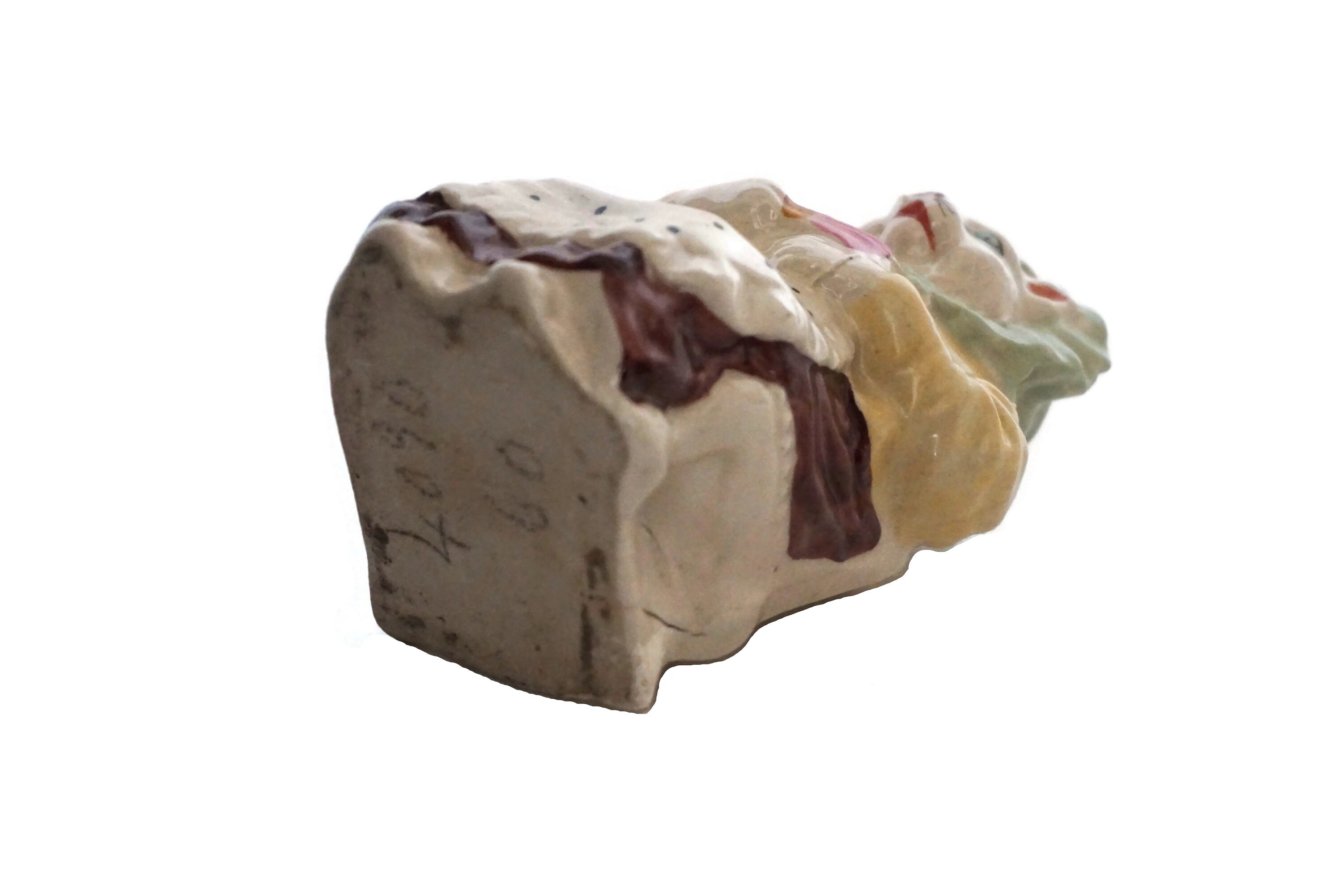 RESERVED for DGM. Cat Figurine Smash Money Box, St Uze French Ceramic