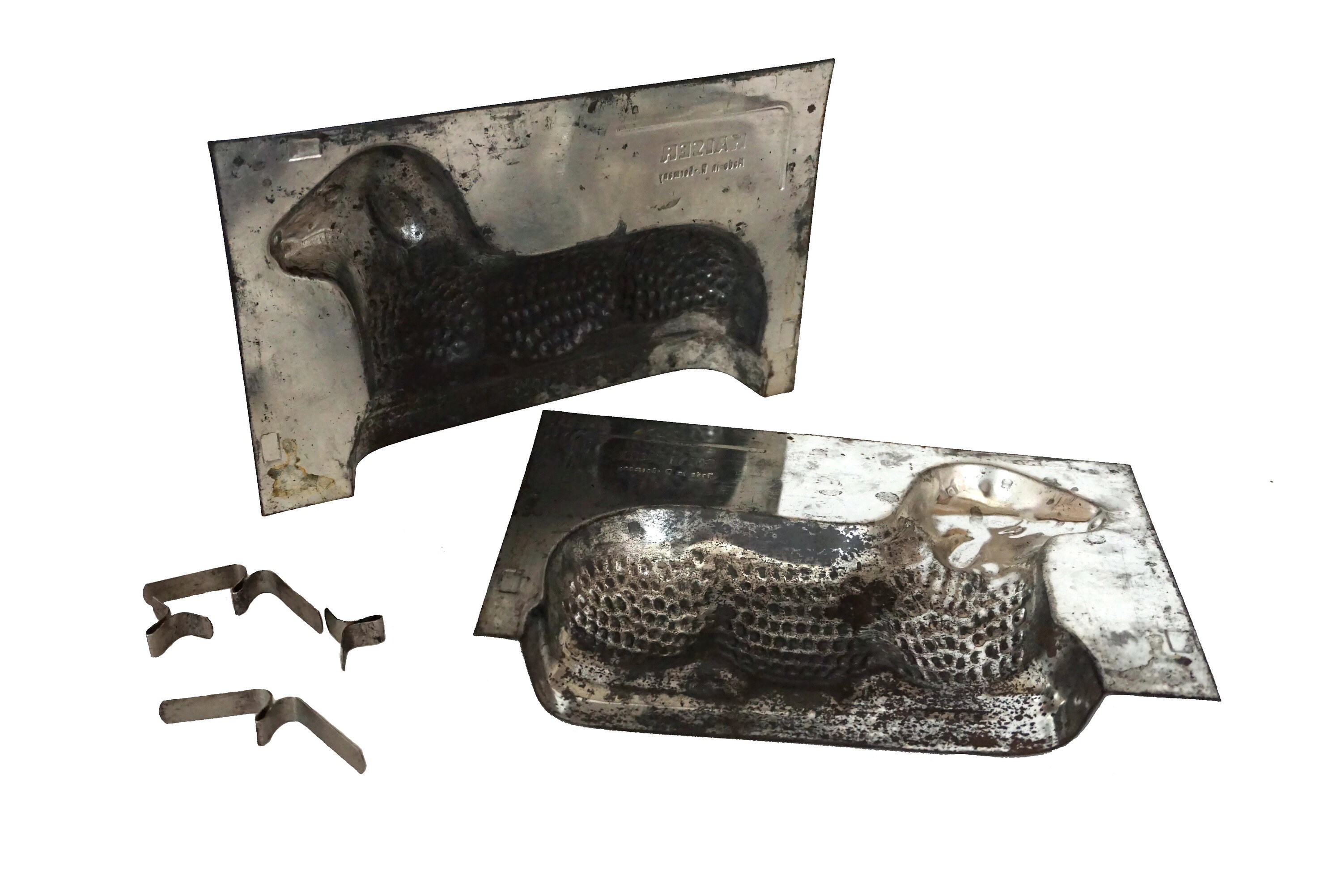Easter Lamb Chocolate Mold, Kaiser Two Part Cake Tin, Kitchen Decor.
