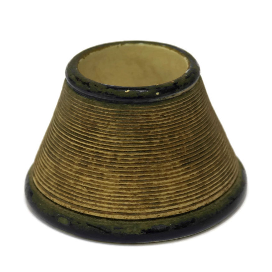 Antique Match Striker and Holder. French Antique Stoneware Pyrogene.