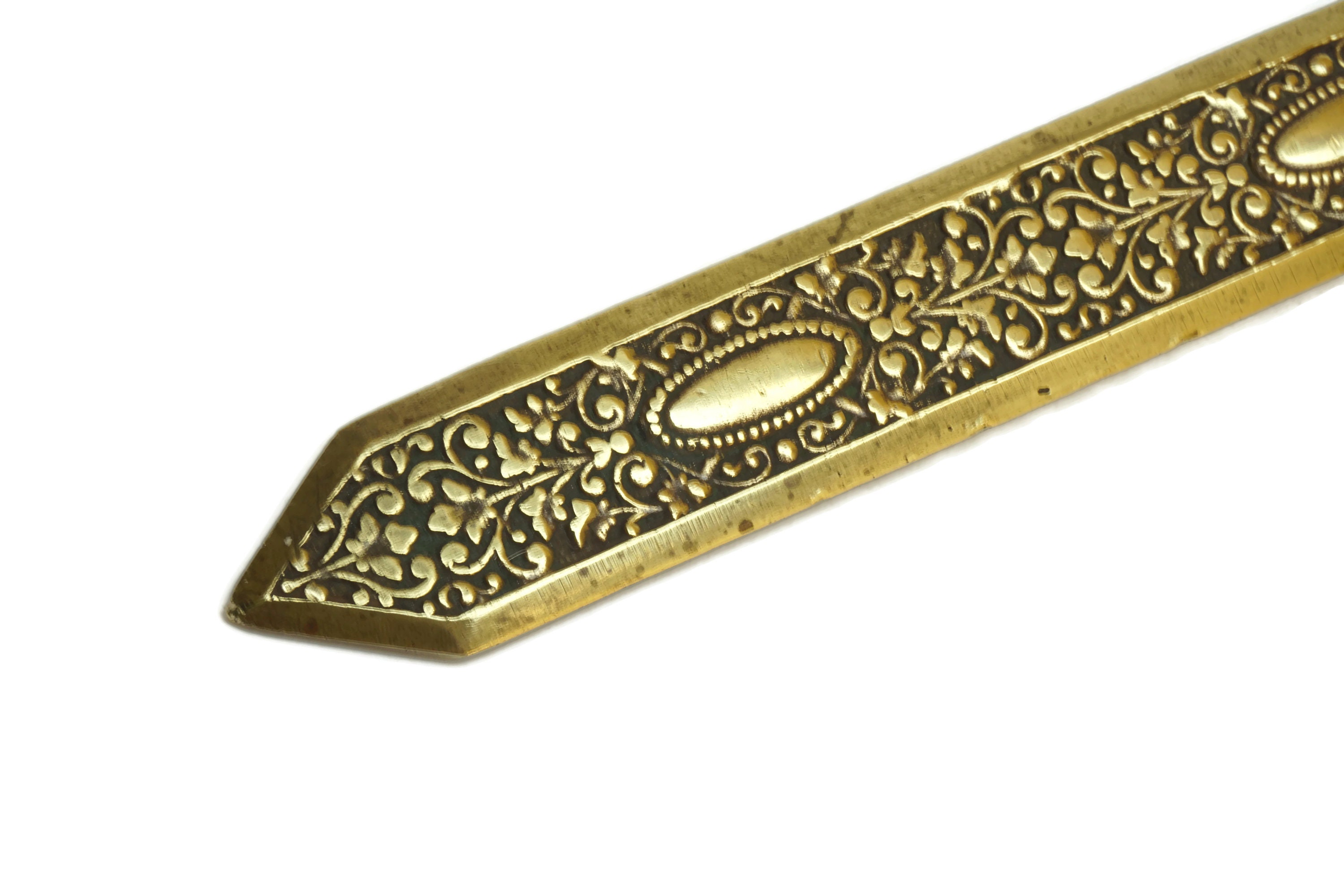 Antique Brass Letter Opener Knife