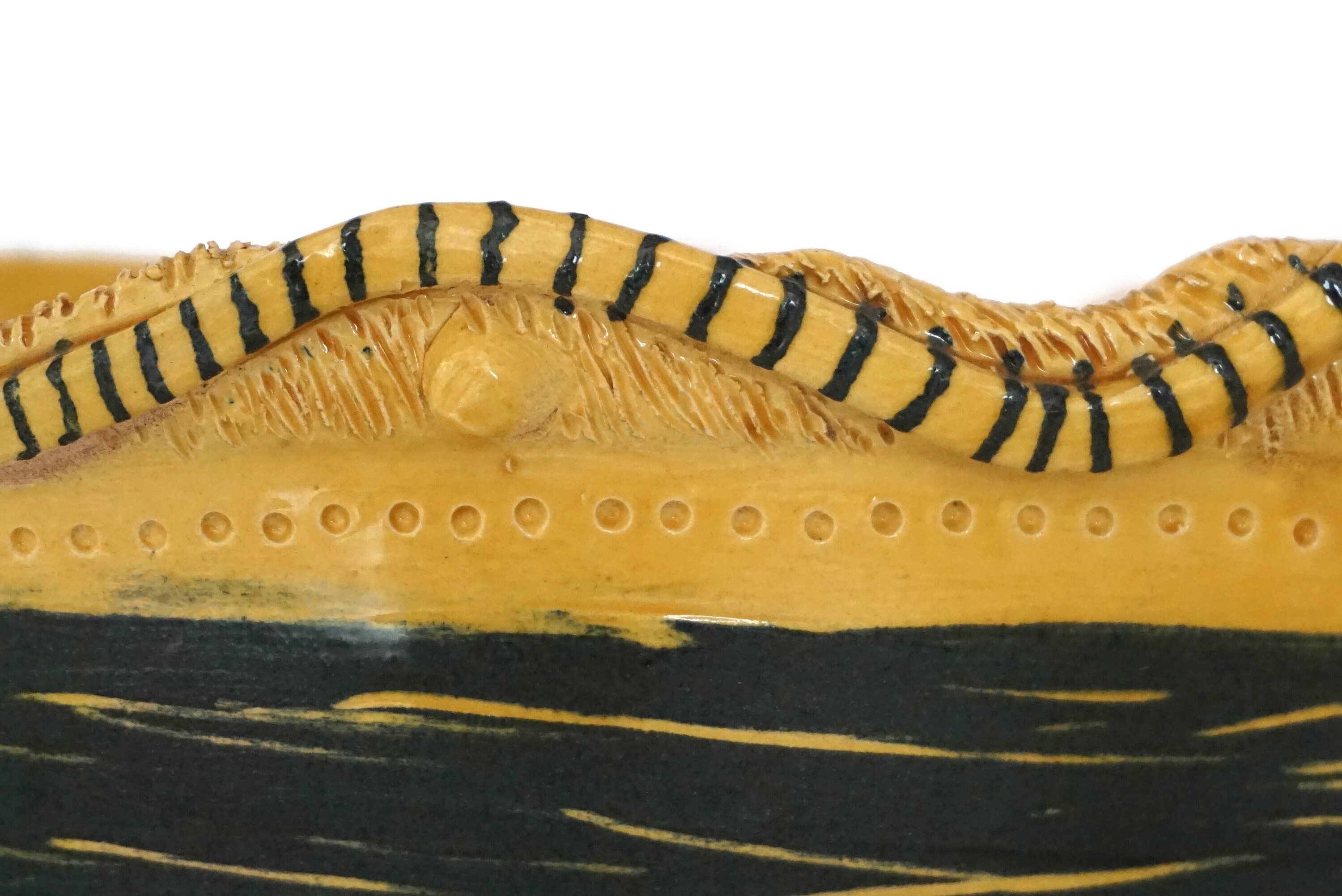 Mid Century Pottery Planter, French Ceramic Pot Plant Holder