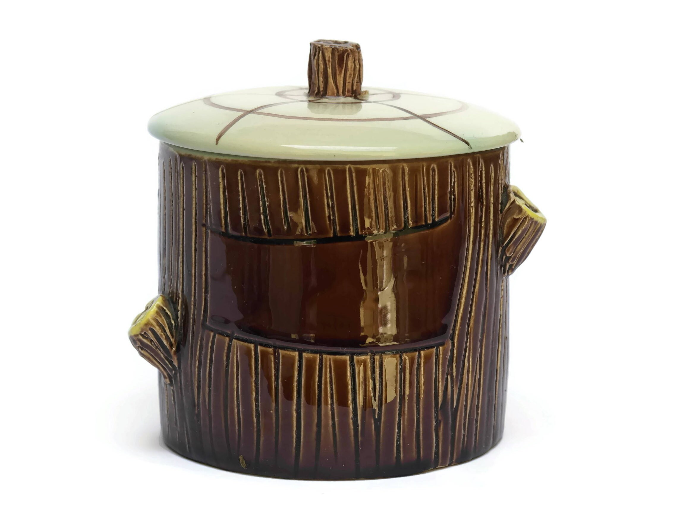 Rustic French Faience Honey Pot.