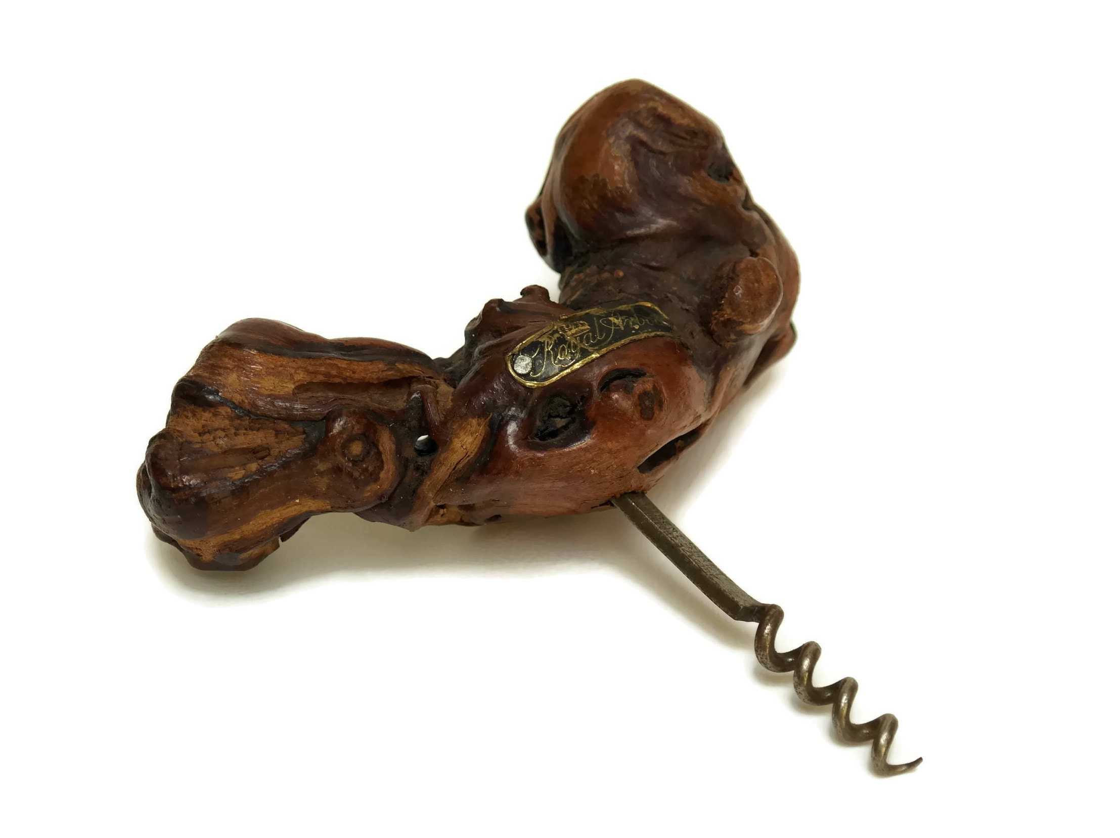 French Wine Bottle Opener. Grapevine Corkscrew. Wine lover Gift.