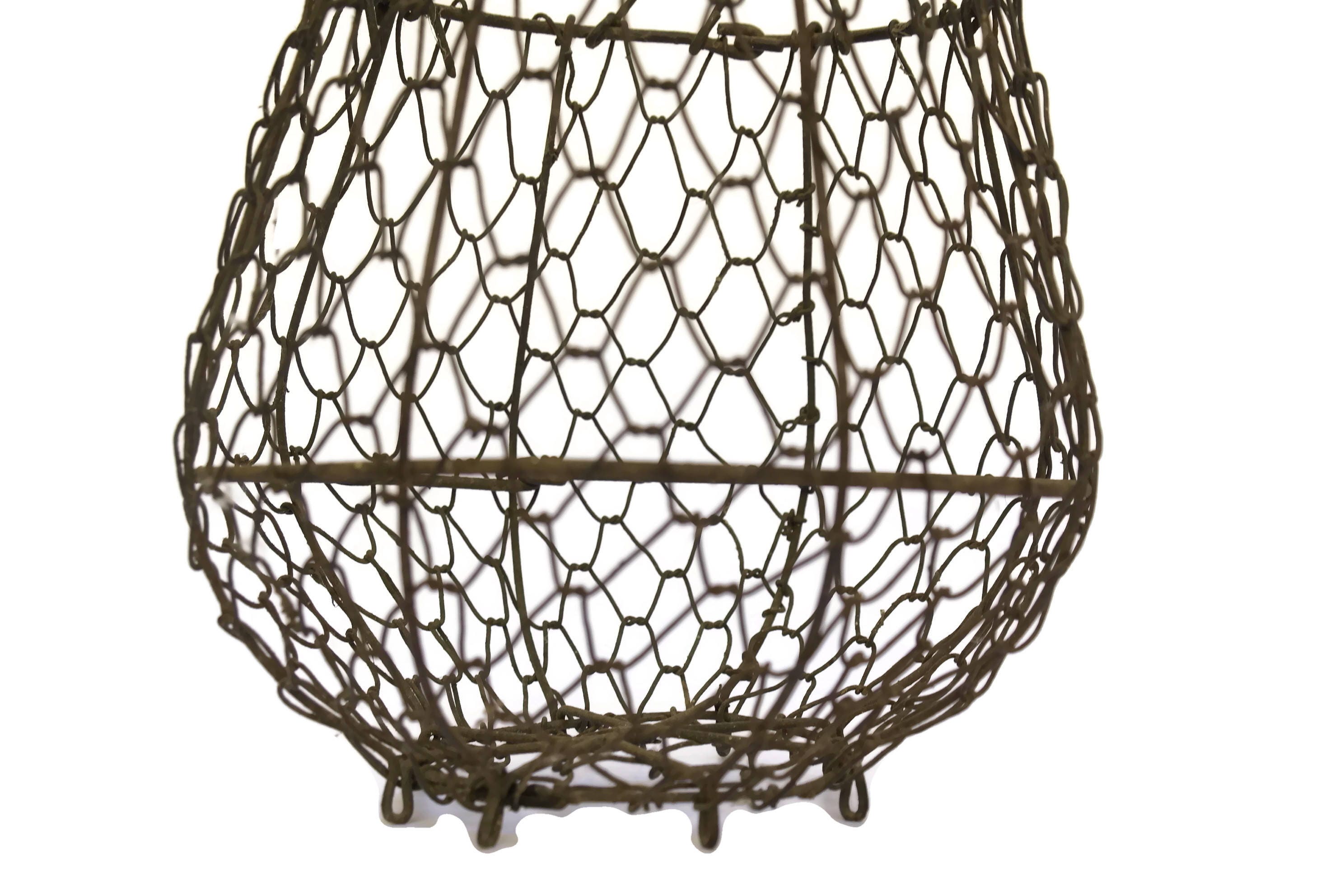 Rustic French Wire Egg Basket.