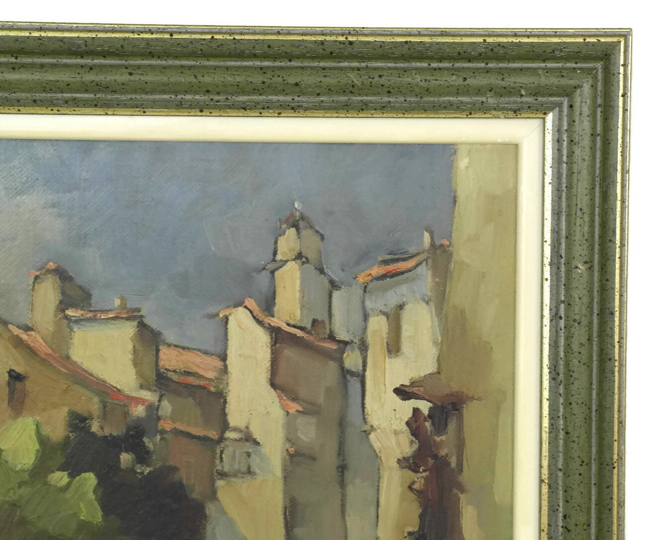 French Village Painting.