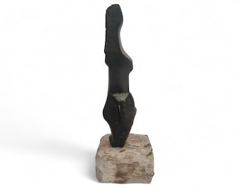 Male Nude Zimbabwe Shona Sculpture, Abstract Man Body Figure Stone Statue, African Contemporary Art