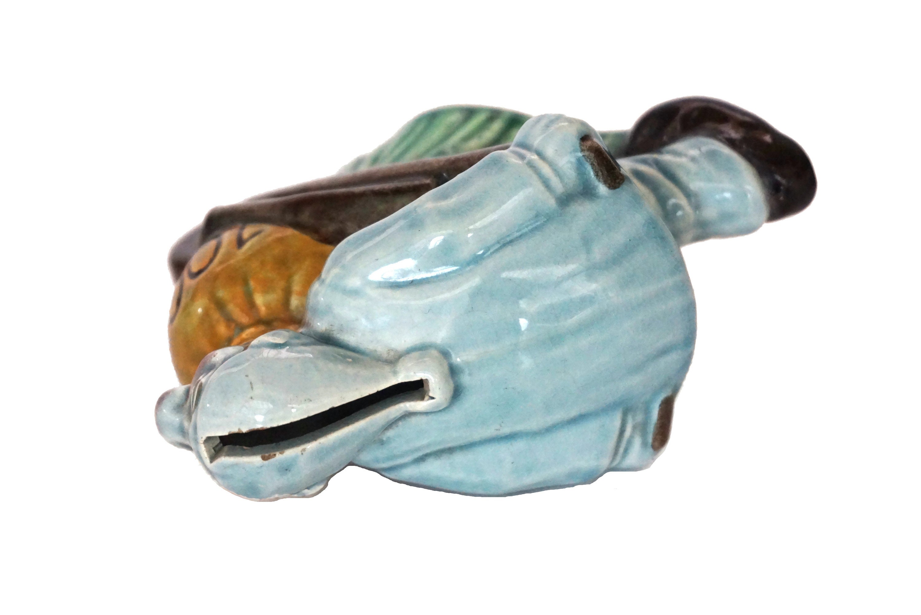 Bank Robber Figurine Money Bank French Ceramic Smash Coin Box Etsy