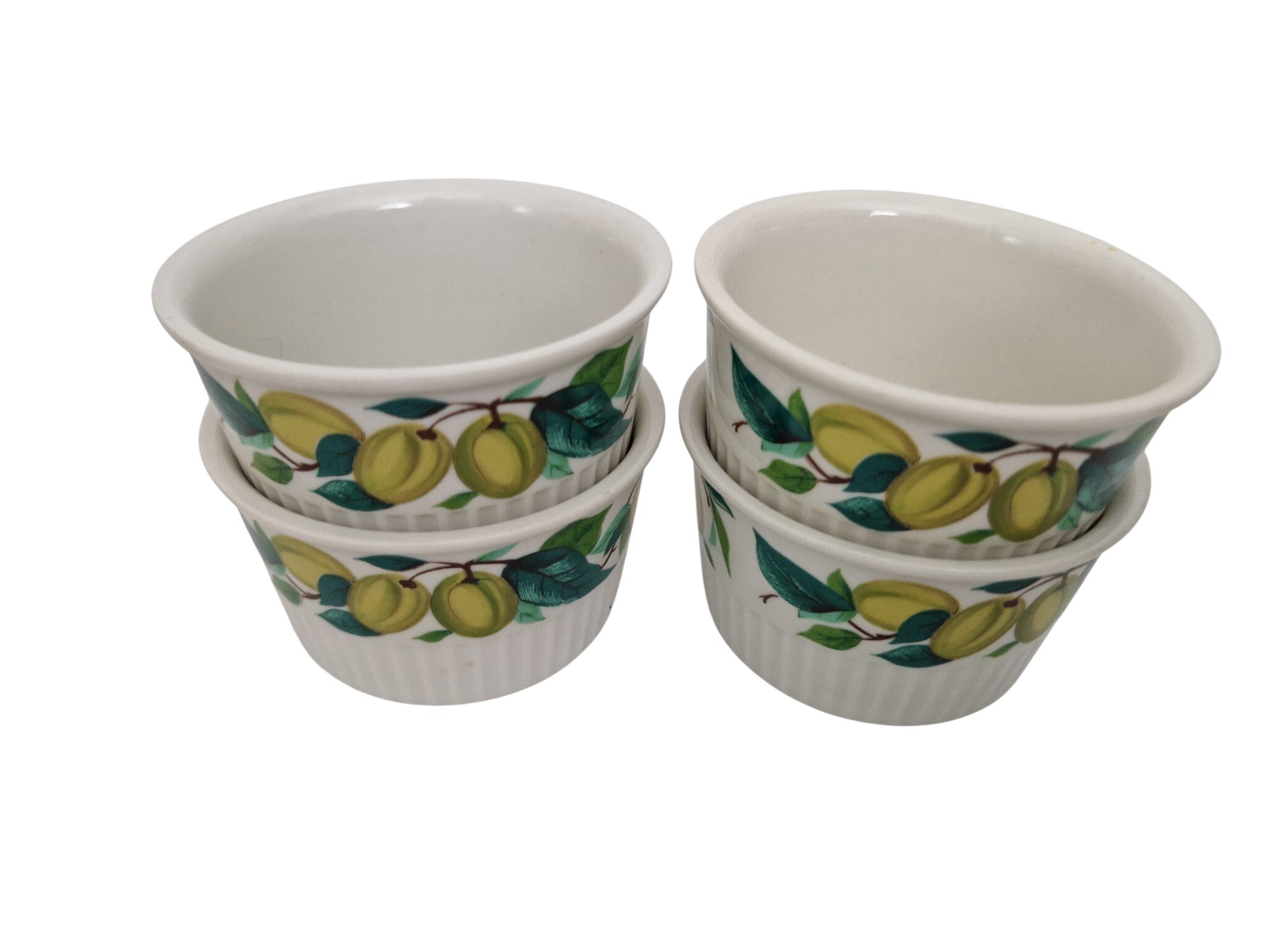 Villeroy and Boch Ramekin Bowls, Set of 4 Small Souffle Dishes with