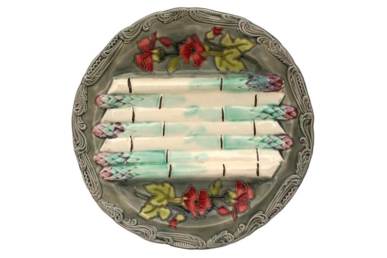 A Decorative Asparagus Wall Plate