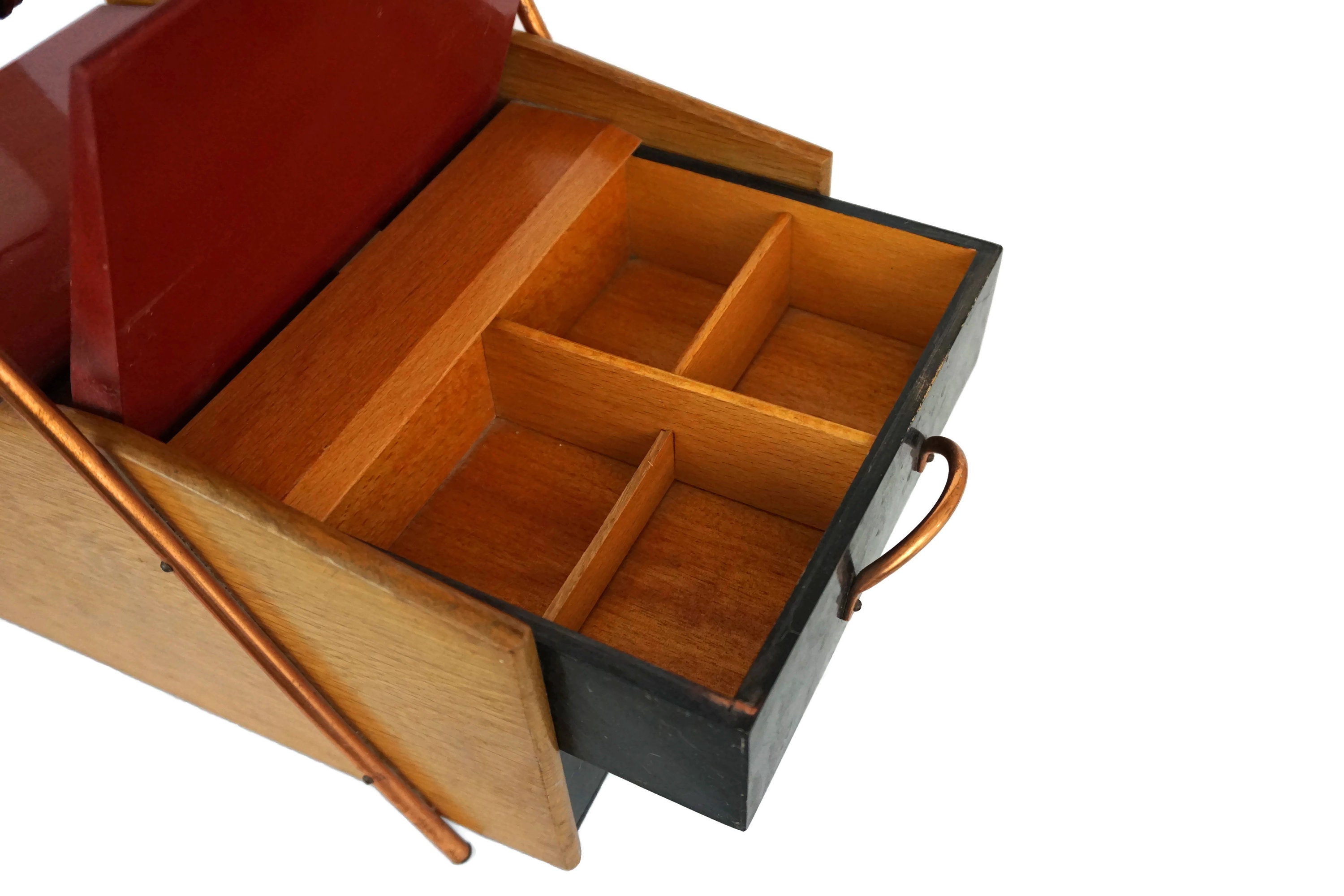 goki wooden sewing box