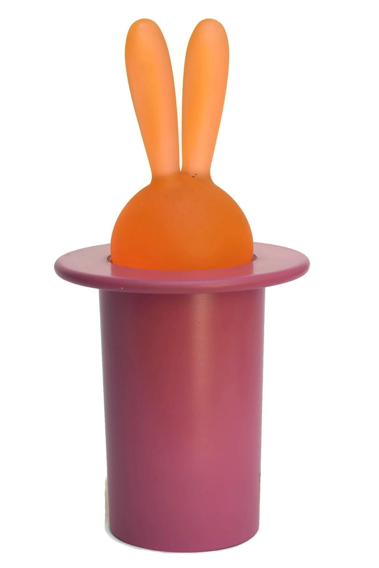 Pink Alessi Magic Bunny Toothpick Holder.