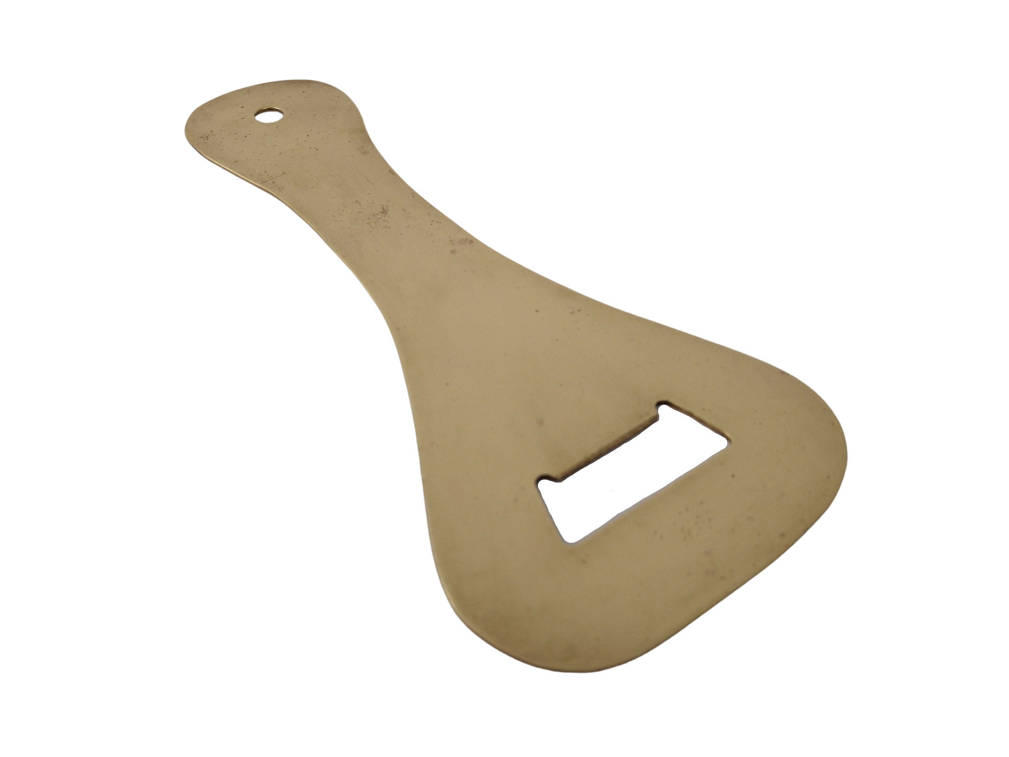 Vintage Giant Brass Bottle Cap Opener, Retro Bar Decor