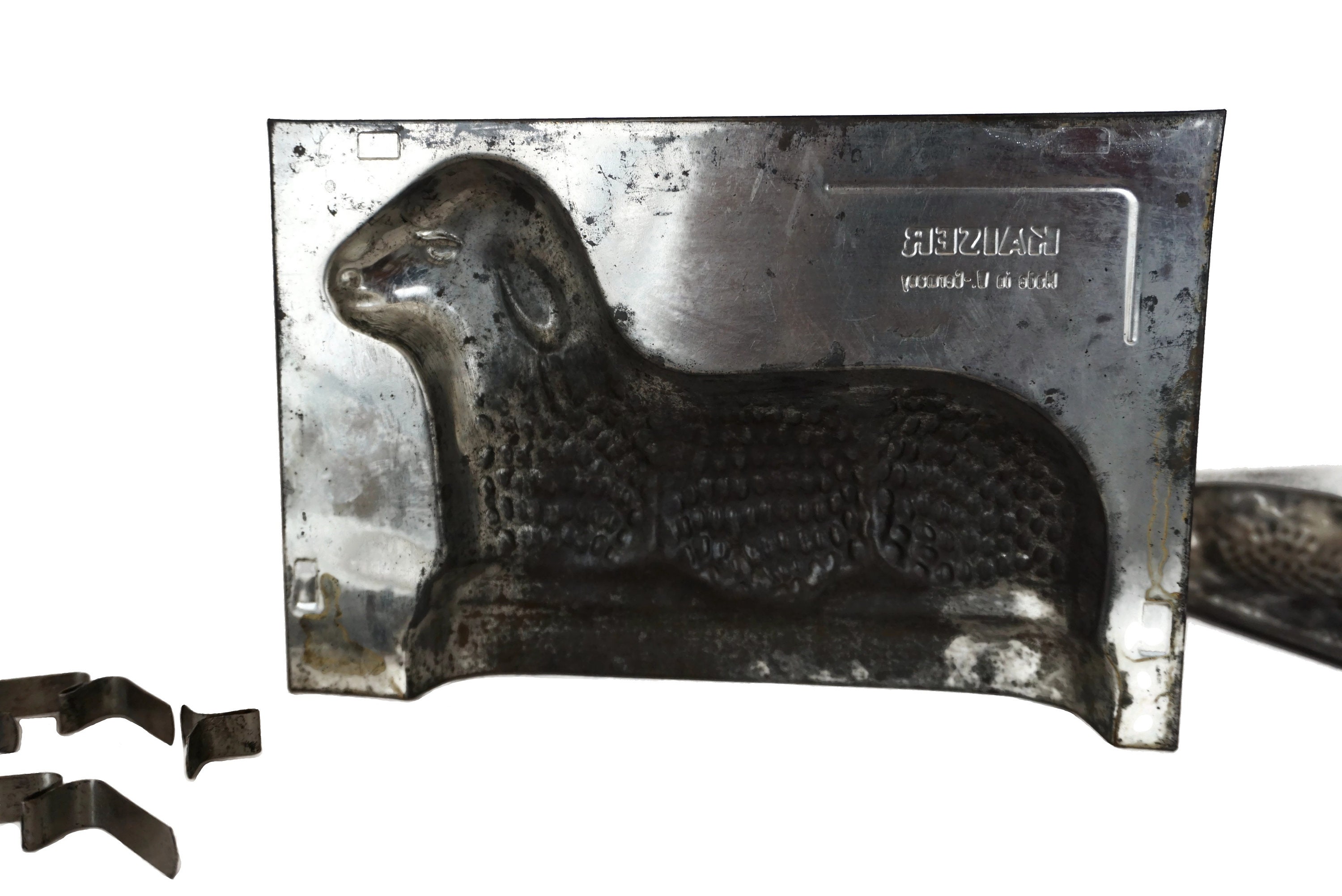 Easter Lamb Chocolate Mold, Kaiser Two Part Cake Tin, Kitchen Decor.