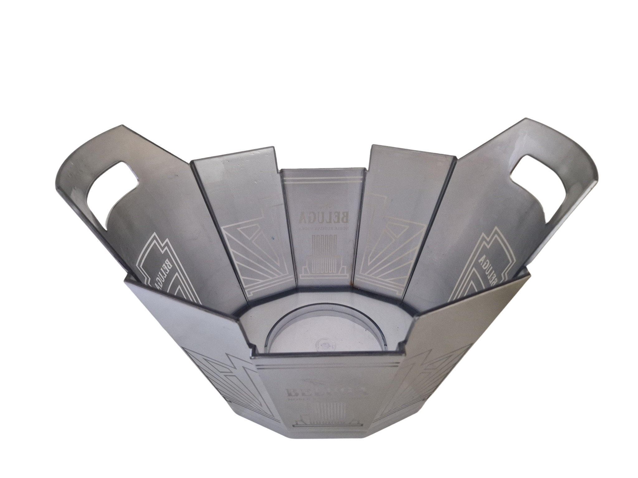 Beluga Vodka Noble Ice Bucket Bath, Caviar Bar Decor