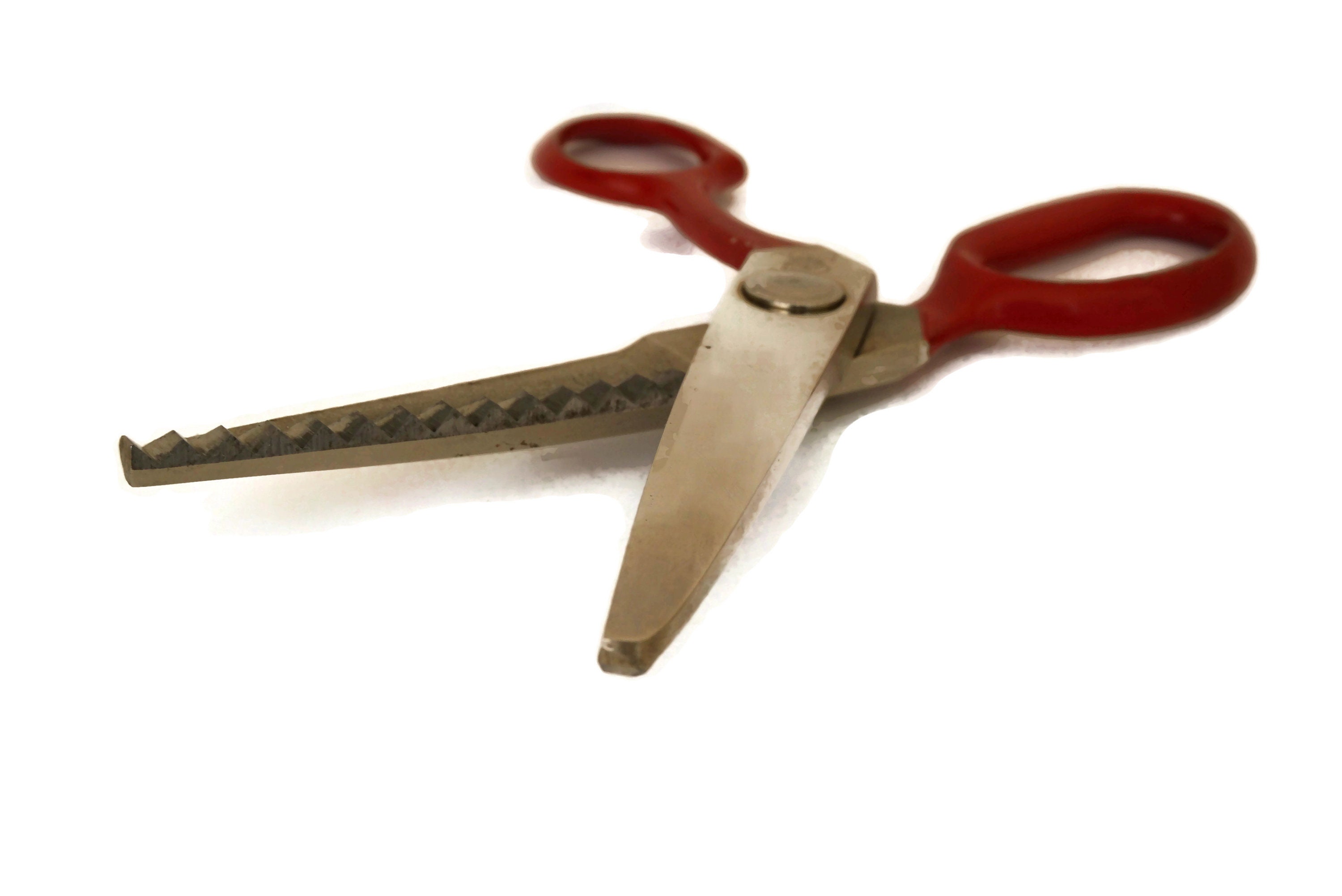 French Vintage Singer Pinking Shears, Stainless Steel Zig Zag Scissors