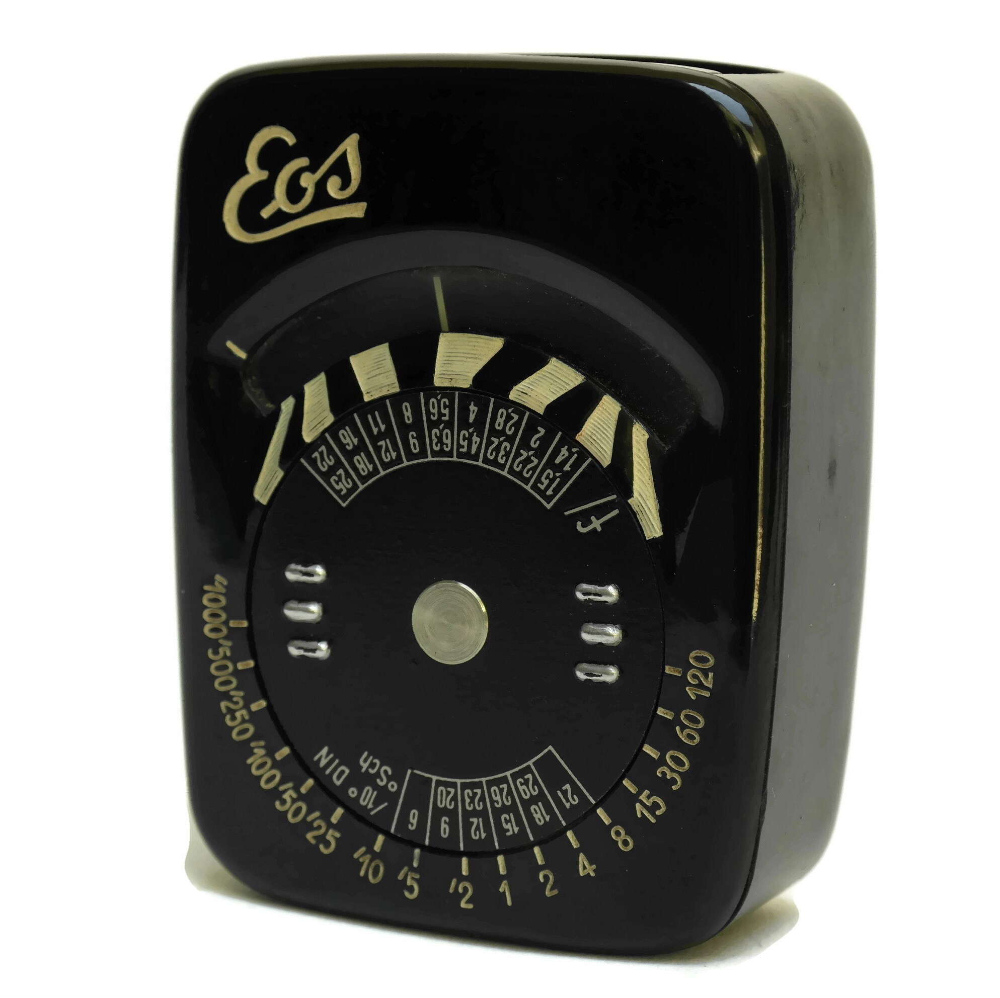 RESERVED. Vintage EOS Light Meter Reader in Leather Case, Exposure