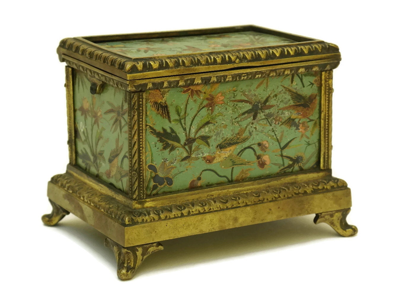 Antique French Jewelry Casket.