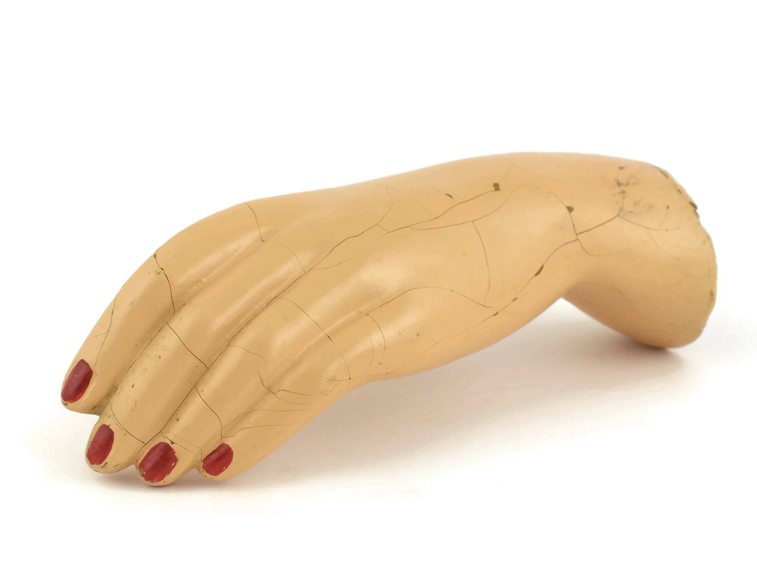 Vintage Mannequin Hand Model. French Store Display Model Hand. Artists