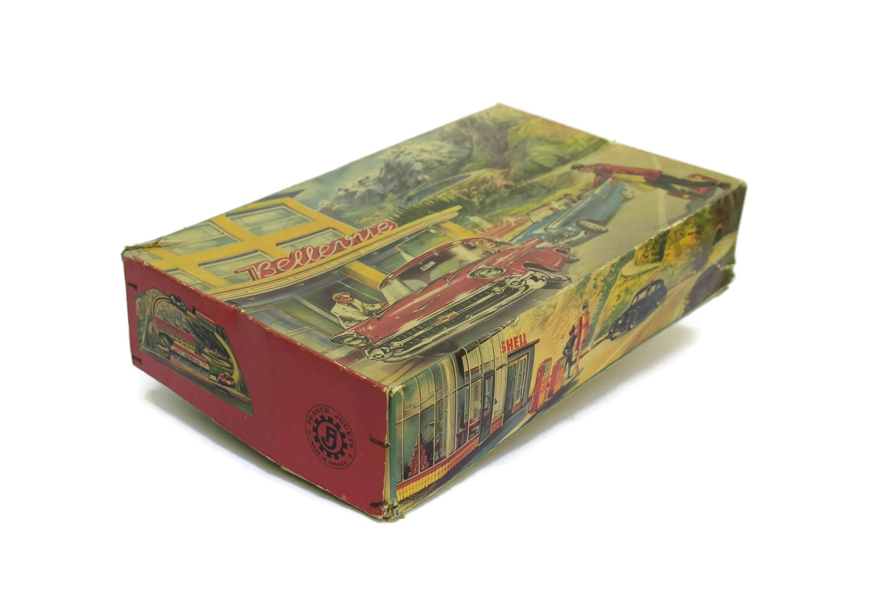 RESERVED for Rui. French Vintage Bellevue Tin Toy Car