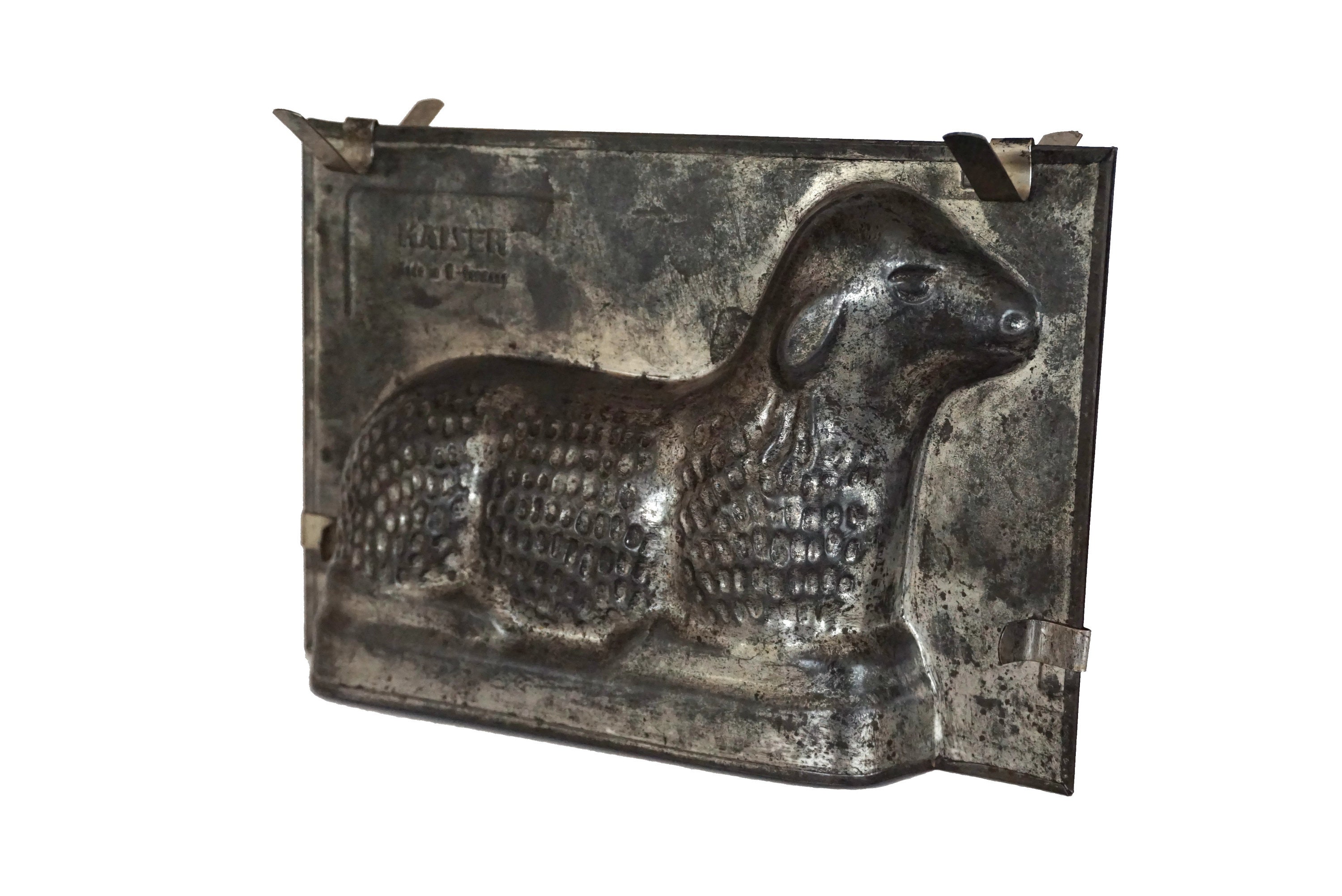 Easter Lamb Chocolate Mold, Kaiser Two Part Cake Tin, Kitchen Decor.