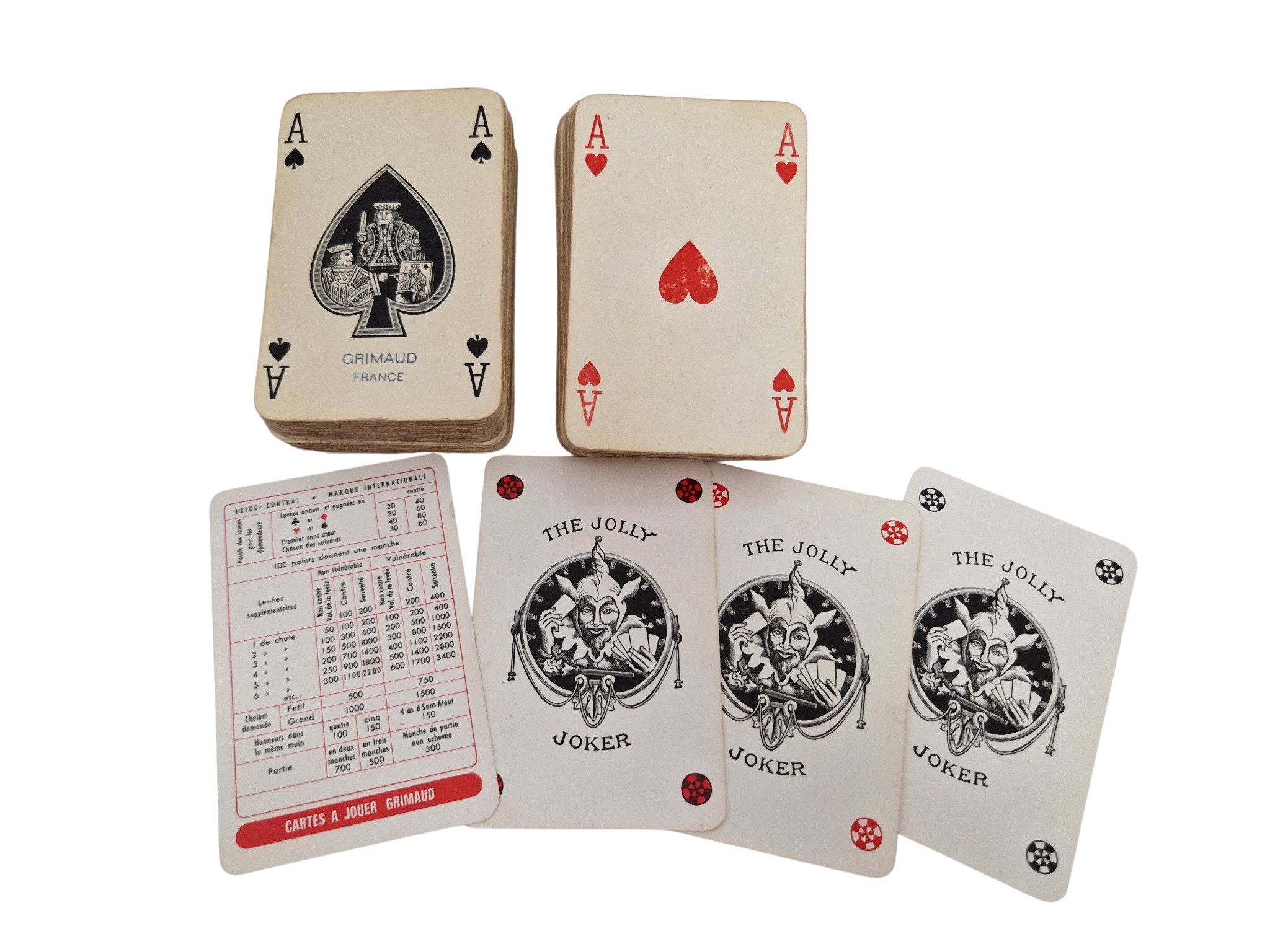 Maxims of Paris Souvenir Contract Bridge Playing Cards Decks with Art