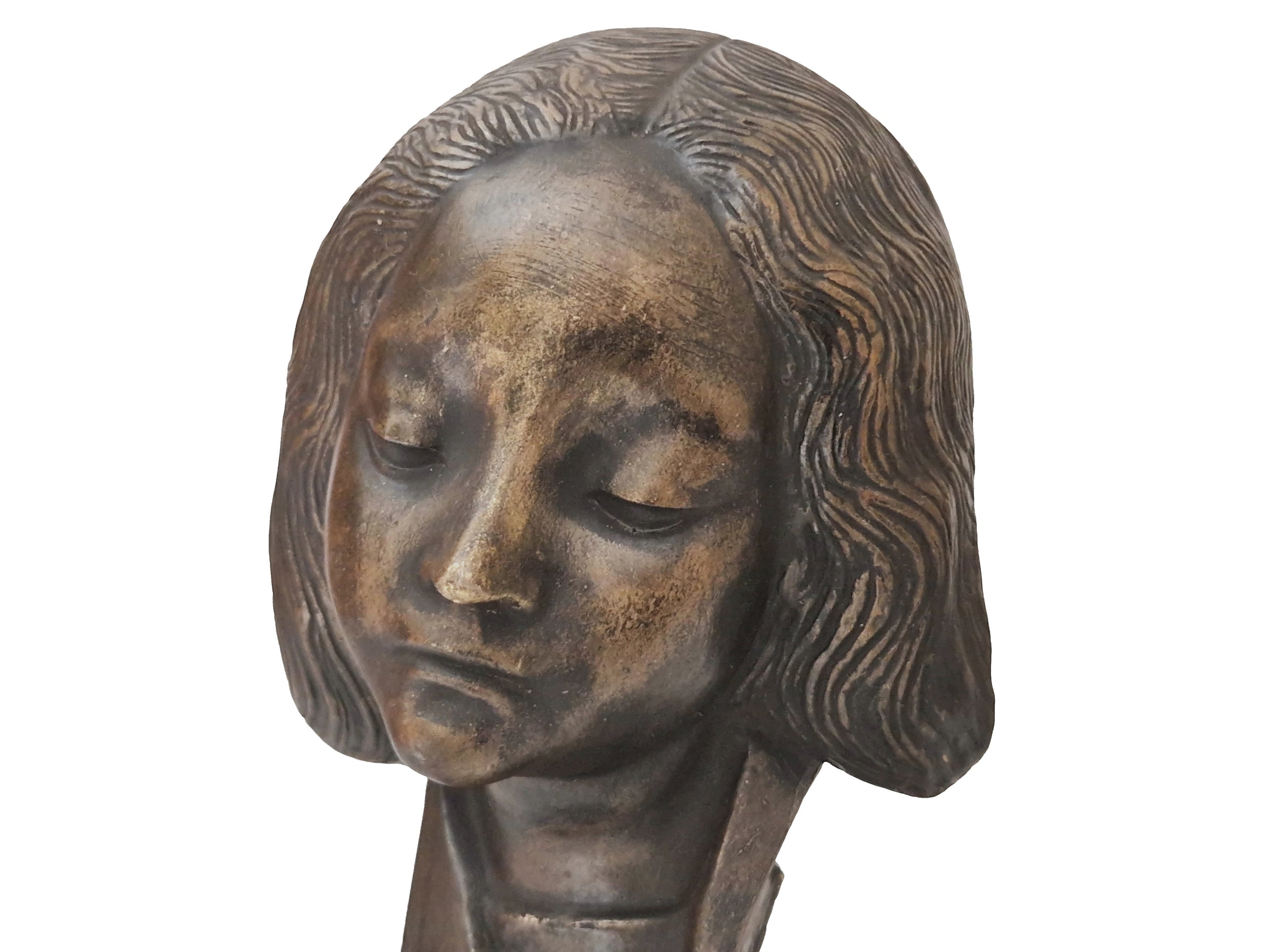 Saint Fortunata Bust Statue, Louvre Museum Reproduction of Antique