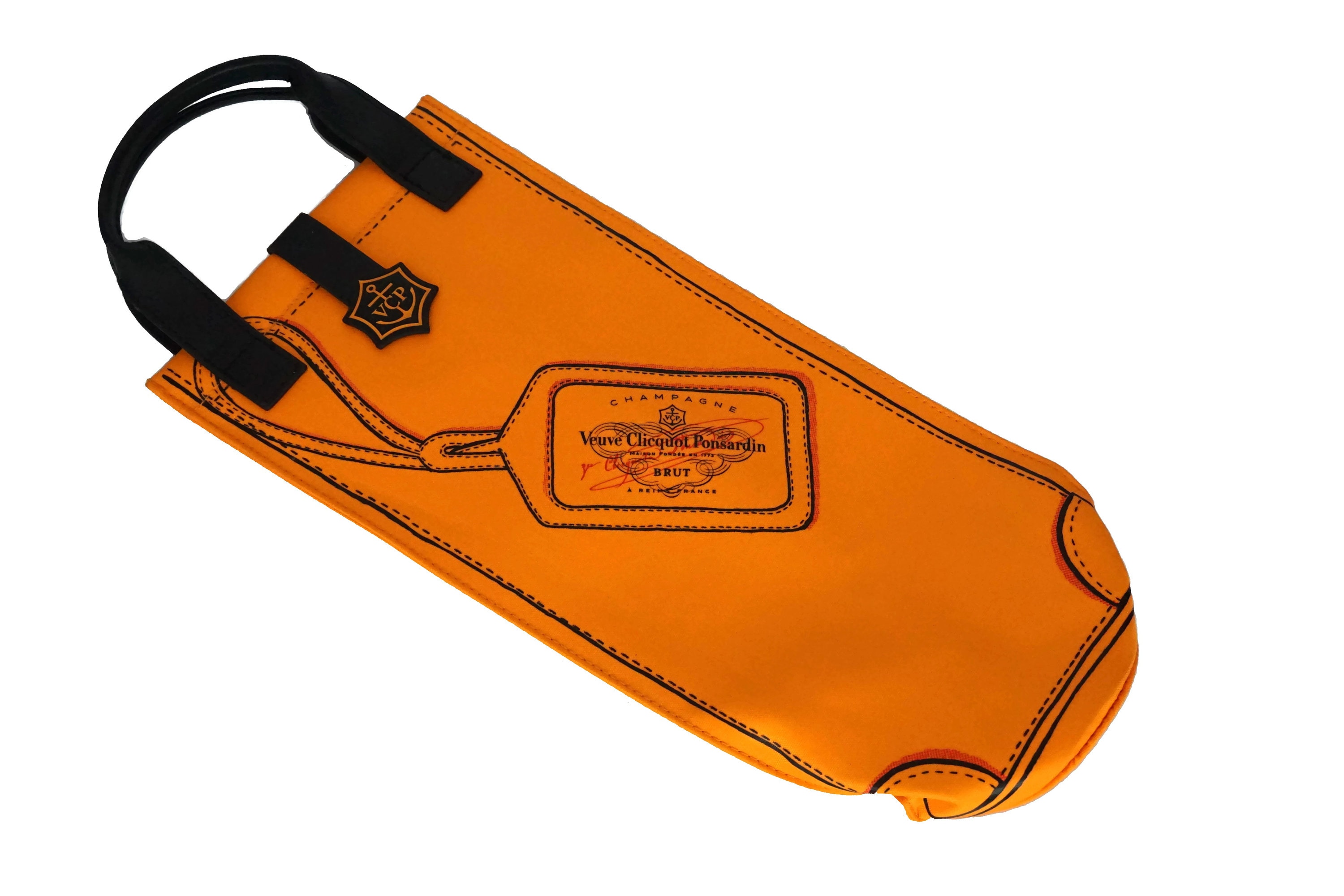 Veuve Clicquot Champagne Bottle Chiller and Carrier Bag, French Bubbly