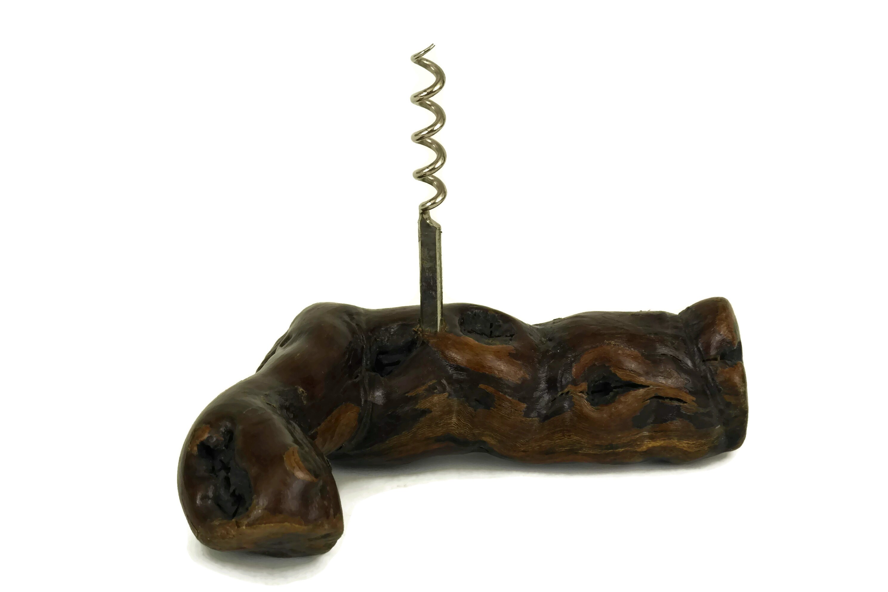 French Vintage Grapevine Wine Bottle Opener