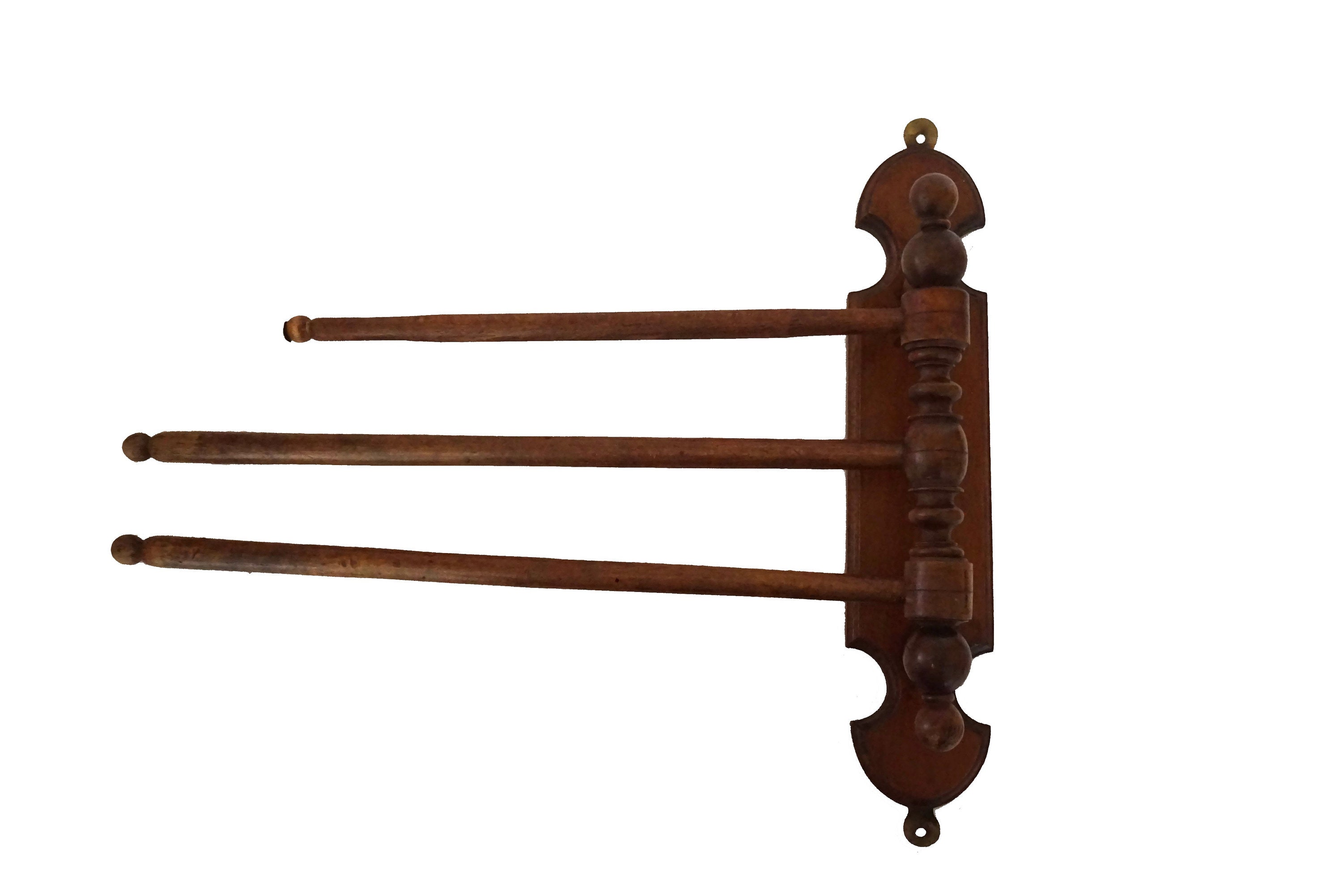 Vintage swing arm towel rack hotsell
