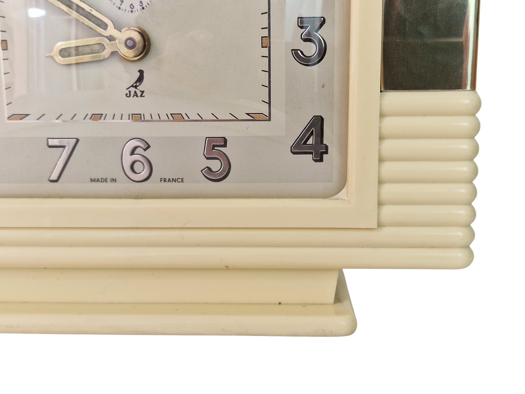 Art Deco Jaz Bakelite Mechanical Alarm Clock