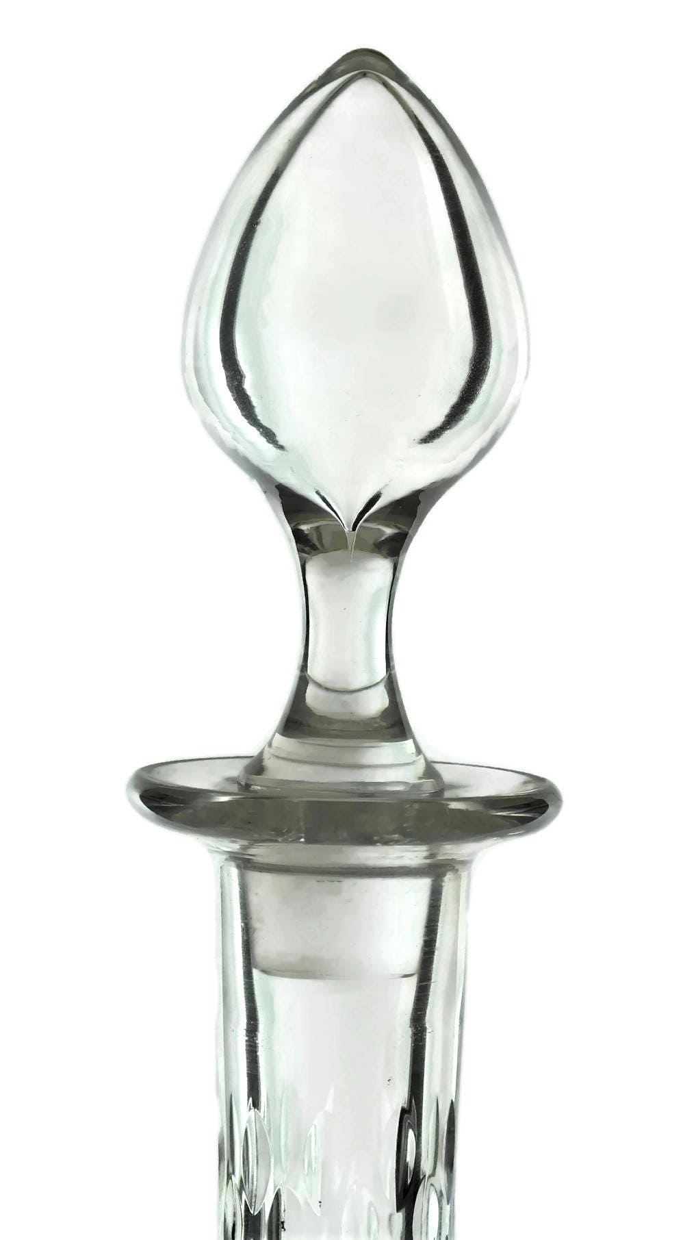 Vintage Baccarat Crystal Decanter and Sherry Glass Set in PARIS MARENGO