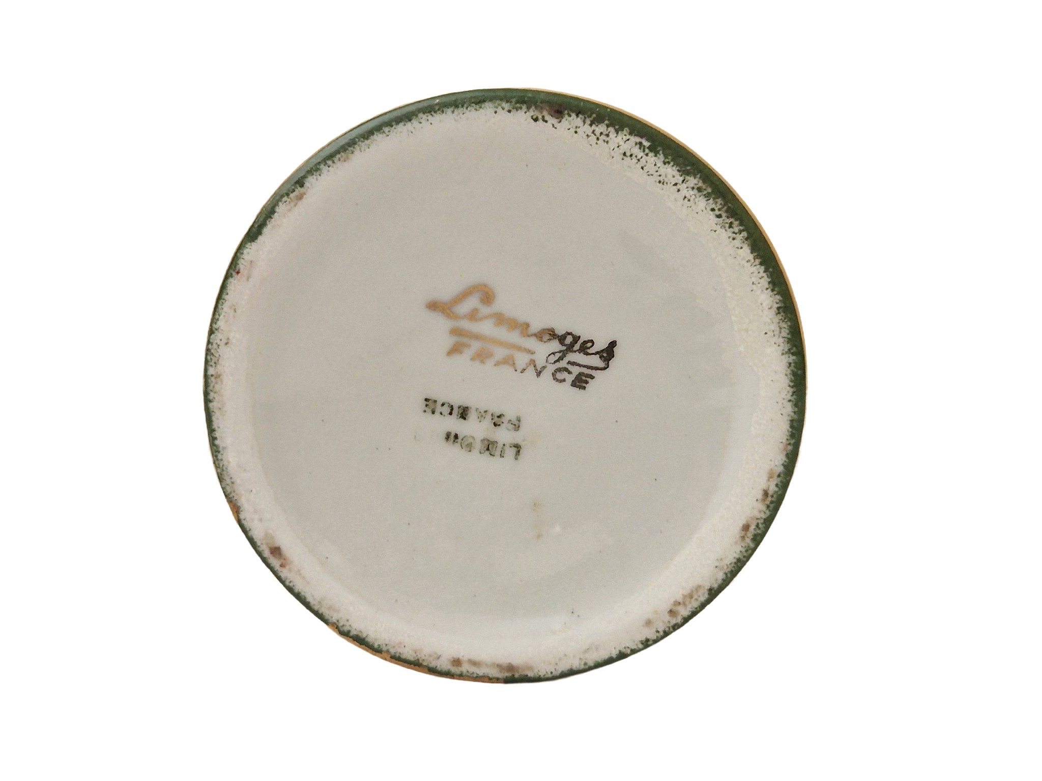 RESERVED for Guillem. Limoges Porcelain Apothecary Jar with Napoleon